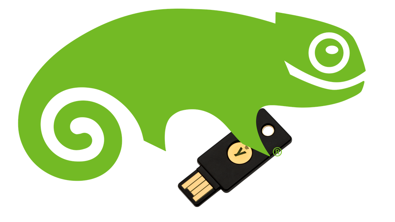 openSUSE Geeko with Yubikey